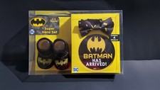 DC Batman Super Hero Set - Baby Socks, Bowtie, Stickers