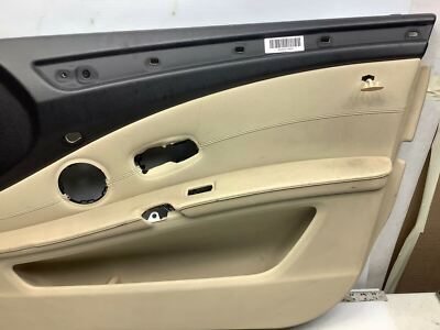 BMW 2010 528I E60 SEDAN FRONT RIGHT PASSENGER SIDE DOOR PANEL W/O HANDLE FACTORY