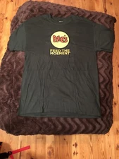 S28- Dark Green Adult 100% Cotton T-shirt Moe‘s Southwest Grill 4XL