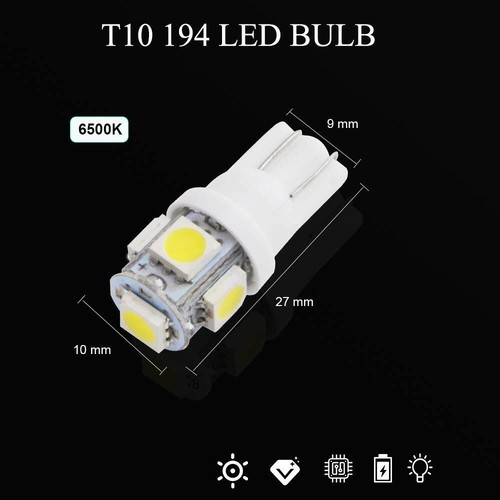 9 x Xenon White Interior LED Lights Package For 2006 - 2010 Hummer H3 +TOOL - Picture 5 of 8