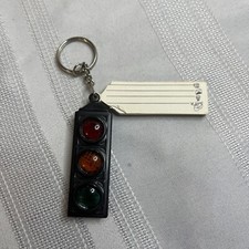 Llavero vintage semáforo semáforo con bloc de notas papel notas bloc de notas único