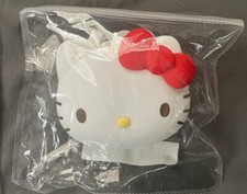 NWT Sanrio HELLO KITTY Coin Purse with Zipper Silicone Pouch Super Cute RARE