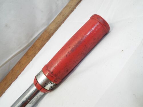 Llave de torsión tipo clic MAC Tools TW250F 150 pies libras trinquete de accionamiento 1/2" vintage - Imagen 6 de 9