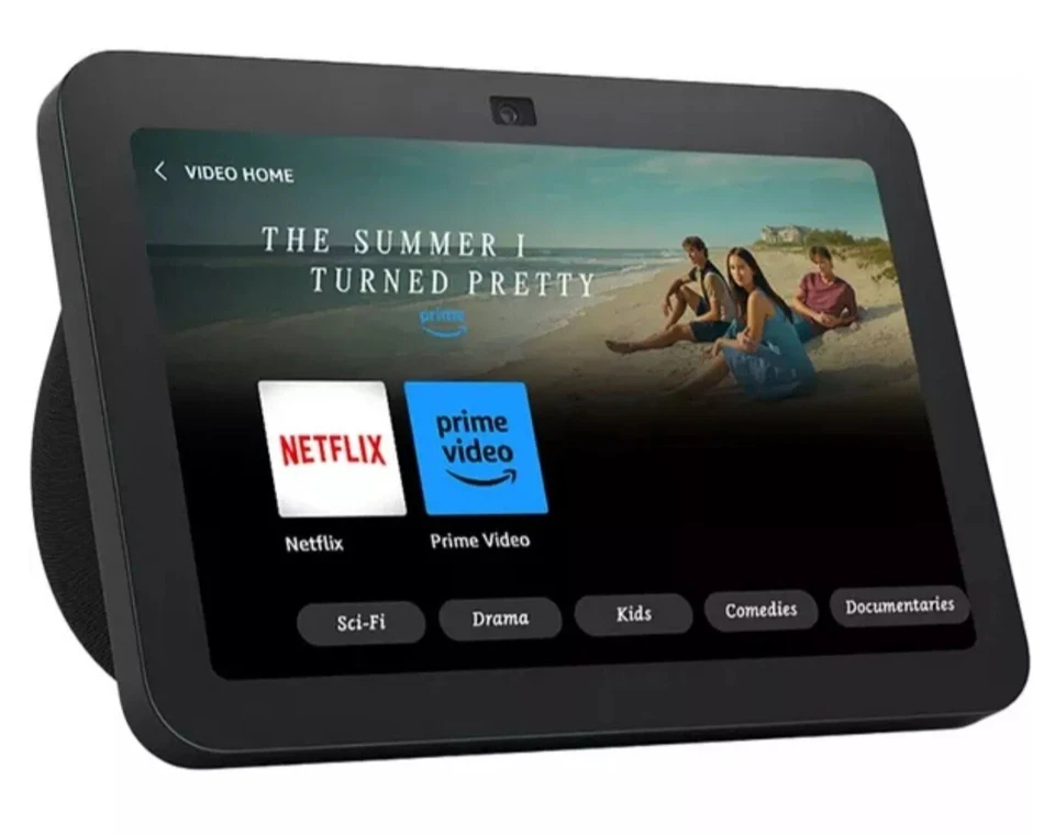 AMAZON ECHO SHOW 8 3. GEN SMART SPEAKER - CHARCOAL BLACK - *BRANDNEU*