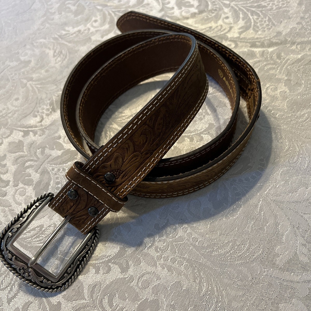 Ariat Western Tooled Leather 2007 Limited Edition Buckle  display picture 1