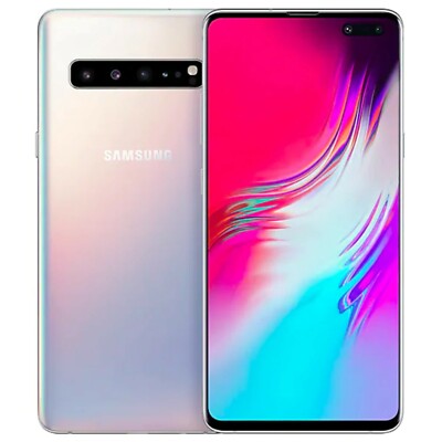 Samsung Galaxy S10 5G G977B 512GB Factory Unlocked Smartphone Open Box Silver US
