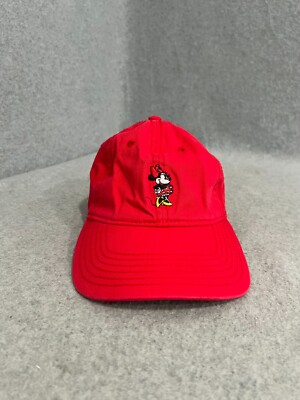 Minnie Mouse Kids' Youth Adjustable Cap/Hat Red Disney