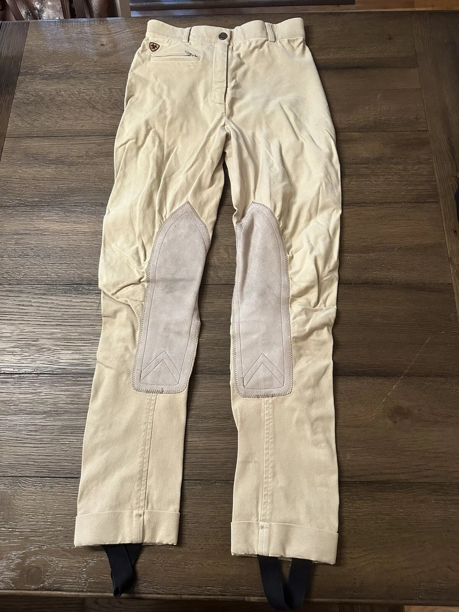 Jodhpurs Ariat Taille 12 Jeunesse - Beige - Très Bon état - Fermeture éclair Avant
