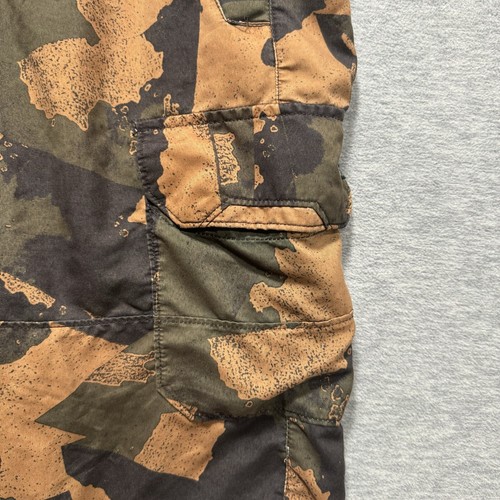 Fox Racing Cargo Shorts Mens Size 34 Green Camouflage Streetwear Motorcycle Logo - Picture 7 of 9