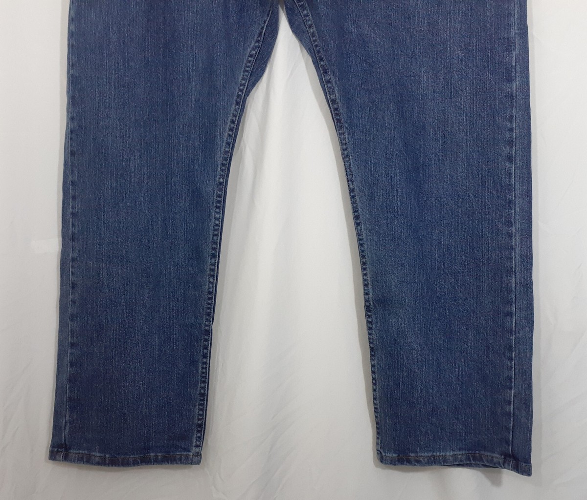 Wrangler Authentics Jeans Mens 42x30 Blue Straight Regular