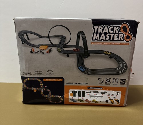 Slot Car Race Track Set, Battery or Electric Race Car 23 ft OPEN BOX - Picture 15 of 17