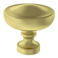 1-1/4" Elegant Luxe Knob Bayview Brass