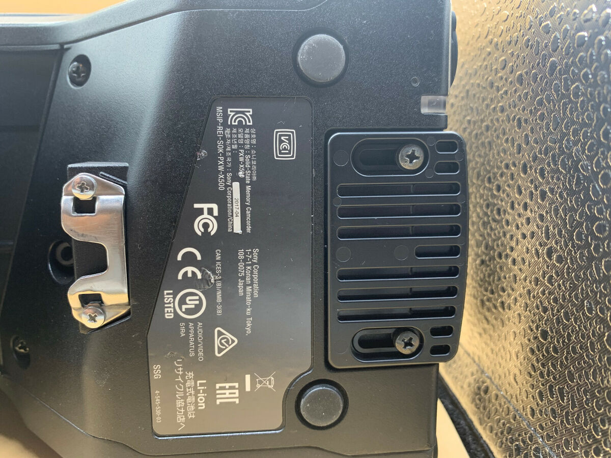 Sony PXW-X500 XDCAM XAVC 60P 2/3 Sony PXW-X500 XDCAM XAVC 60P 2/3