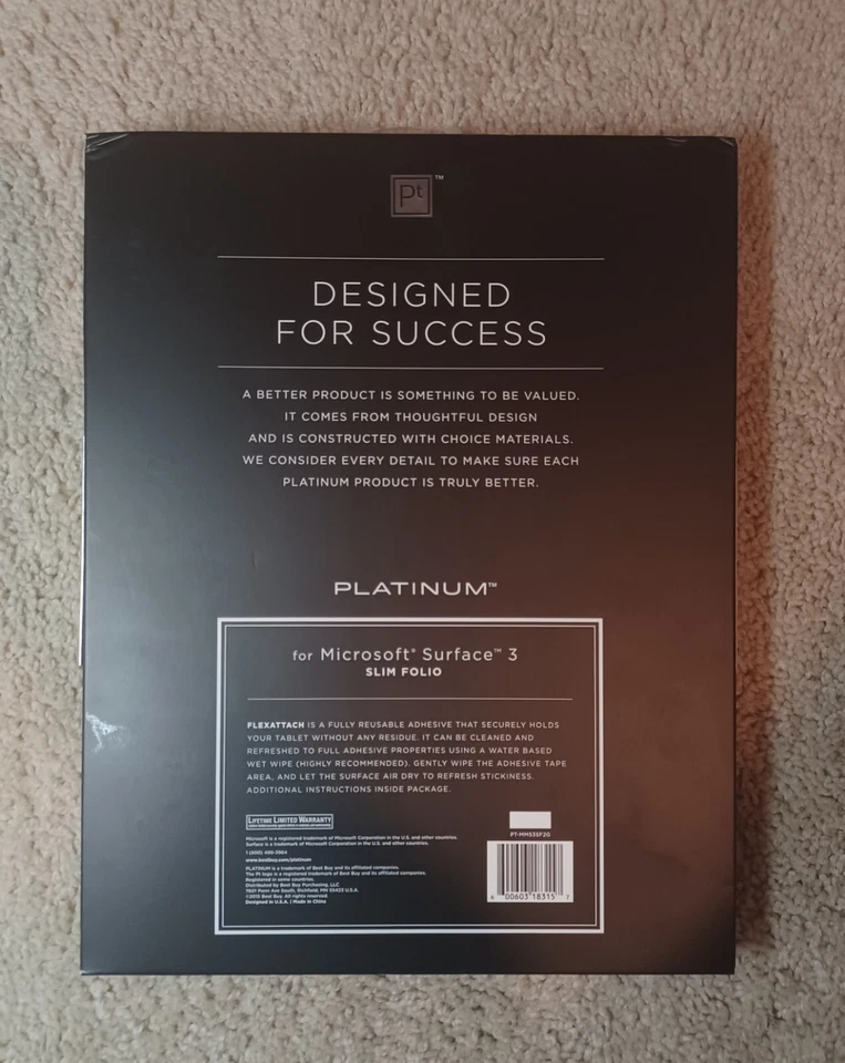 Microsoft Surface 3 Platinum Slim Folio - Image 3 of 3