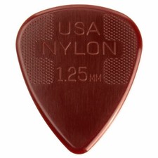 Dunlop 44P1.25 Nylon Standard Guitar Picks, 1.25mm, 12-Pack