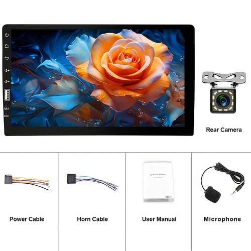 Digital Android Auto Music Console 9” Touch Panel AUX/USB/SD Inputs FM 12V - Picture 2 of 9