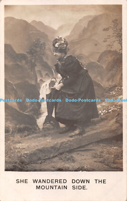 R338590 Sie wanderte die Bergseite hinunter Bamforth