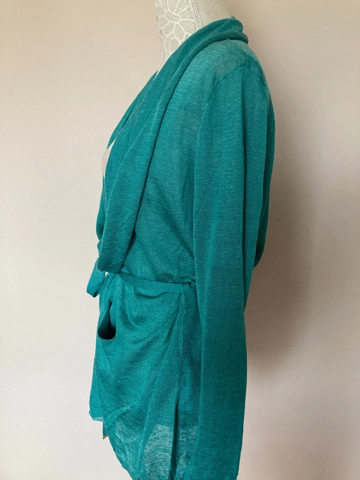 Luisa Spagnoli linen cardigan Size M UK 12 EUR 38 - Image 4 of 4