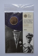 2011 Prince Philip Duke  &pound;5 Five Pound Brilliant Uncirculated Sealed Pack