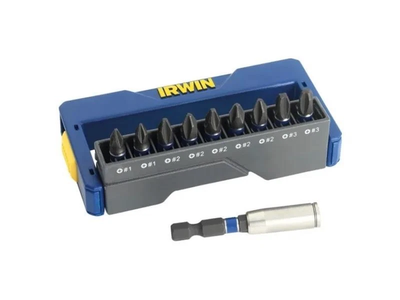 Irwin  Impact Screwdriver Bit Set of 10 Mixed - 1923432 - Image 3 of 4