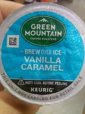 Green Mountain Vanilla Caramel Brew Over Ice  K Cups - Pack of 84 Pods