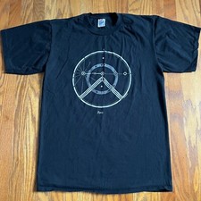 Vintage Jerzees Combed Cotton 90s Men's Lg Black T Shirt Paris Art Made In USA