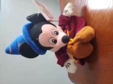 NEW Disney's SORCERER MICKEY BEANIE, 1999, MINT