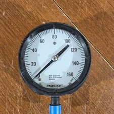 Ashcroft Duragauge 0-160 PSI Pressure Gauge NOS never used