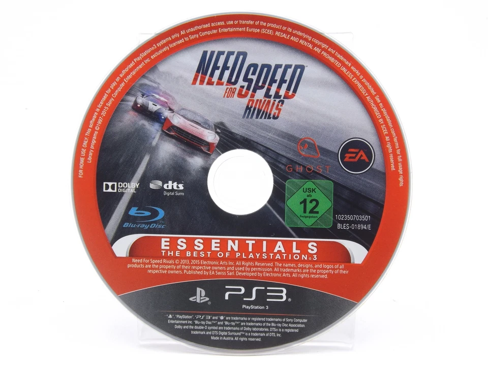 Need for Speed Rivals -Essentials- (Sony PlayStation 3) PS3 Spiel - Bild 1 von 1