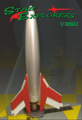 Star Explorers Rocket Ship Kit modello resina scala 1/350 181GS200 - Foto 1 di 1