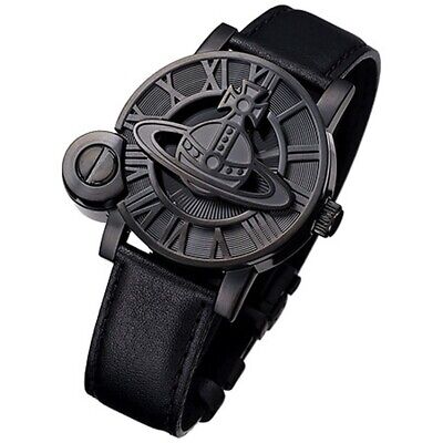 Vivienne Westwood Watch CAGEⅡLeather Black Japan made Vivienne Westwood Watch CAGEⅡLeather Black Japan made