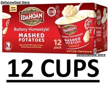 Idahoan Buttery Homestyle Mashed Potatoes, (12 pk.) Lowest Price!! FAST SHIP!!