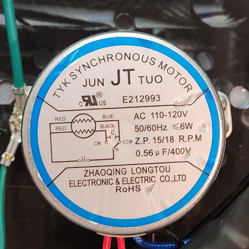 Paramount P-80B Popcorn Machine Motor & Electrical Components + Housing - Bild 6 von 7