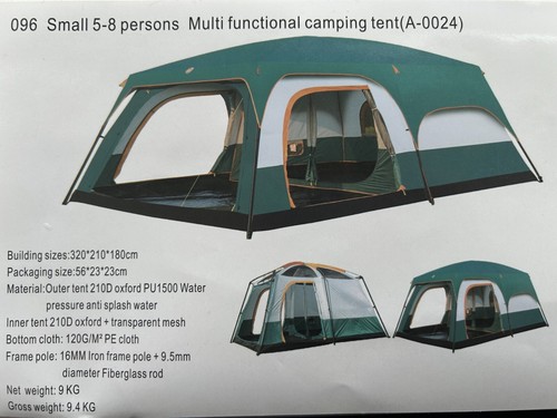 Camping Tent - Family 5-8 Persons 2 bedroom One living room Waterproof - Picture 6 of 6