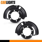 Fit For 1984-2006 Grand Cherokee XJ Wrangler Pair Front Brake Dust Shields LH&RH