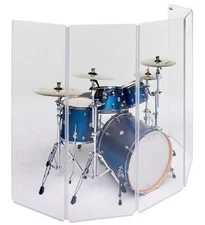 ClearSonic CSP A2460x5 Acrylic Drum Shield - 5-panel with carry case