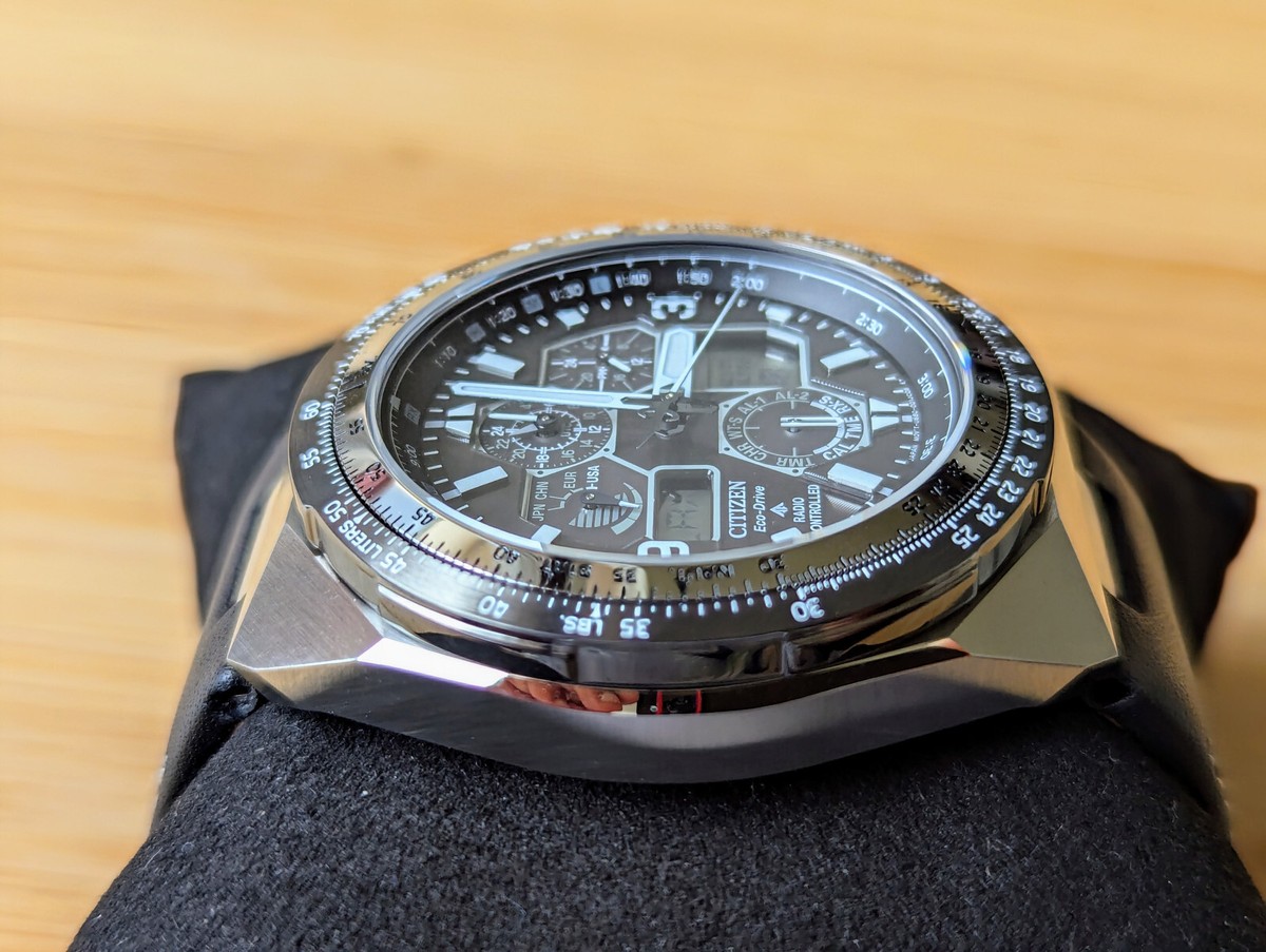 Citizen Promaster Skyhawk A-T Chronograph GMT Black Dial Men's