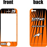I-phone Sticker Kit By Fast Times (orange) Lines Series I-phone Sticker Kit By Fast Times (orange) Lines Series