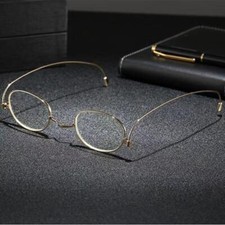 Vintage Reading Glasses Metal Oval Readers Retro 1.0 1.5 2.0 2.5 3.0  4.0