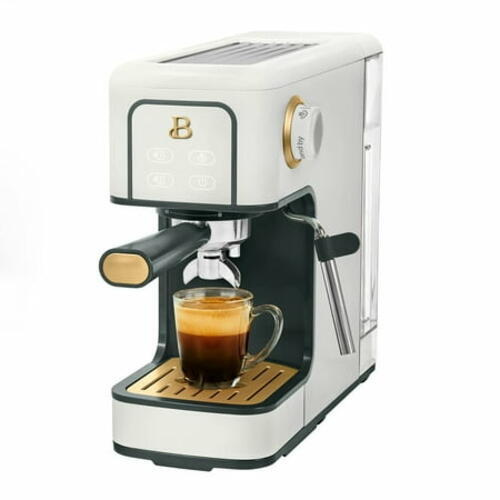 Bellissima Macchina da Caffè Espresso Slim con Pressione 20 Bar Bianco Ghiaccio di Drew - Foto 1 di 3