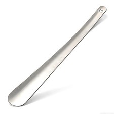 Stainless Steel Shoe Horns 16.5 11.8 HeavyDuty Metal Aid for Entryway