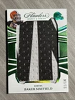 2025 Panini Flawless BAKER MAYFIELD Down & Dirty Game Used Browns Team Logo /14
