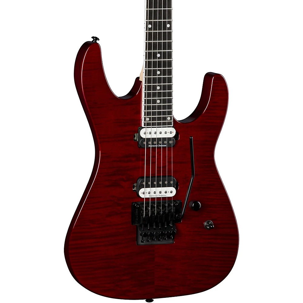 Dean Modern 24 Select Flame Top with Floyd Rose Bridge Guitar Transparent Cherry 136590₽