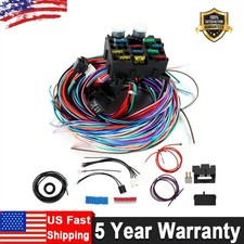 Universal 12 Circuit 10 Fuse Wiring Harness Wire Kit For Chevrolet Pickup Truck