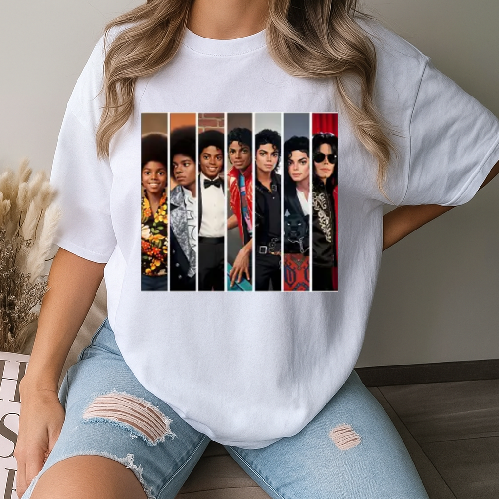 マイケル・ジャクソン Tシャツ 100%コットン Cotton Fashion T-Shirt Michael Jackson Design Summer Wear Gift For