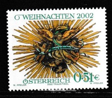Kolęda świąteczna 476) Gloria in Excelsis Deo: Austria 2002 Mi# 2401
