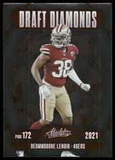 Deommodore Lenoir 2025 Panini Absolute #DD-DLR Draft Diamonds 49ers