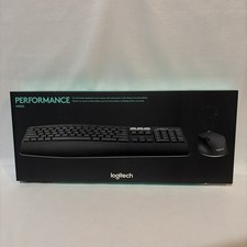 New Logitech MK850 Performance Wireless Keyboard and Mouse Full Size Combo