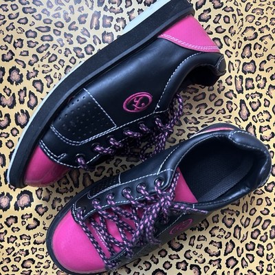 Elite Bowling Shoes Womens Size 6.5   Athena Black Pink