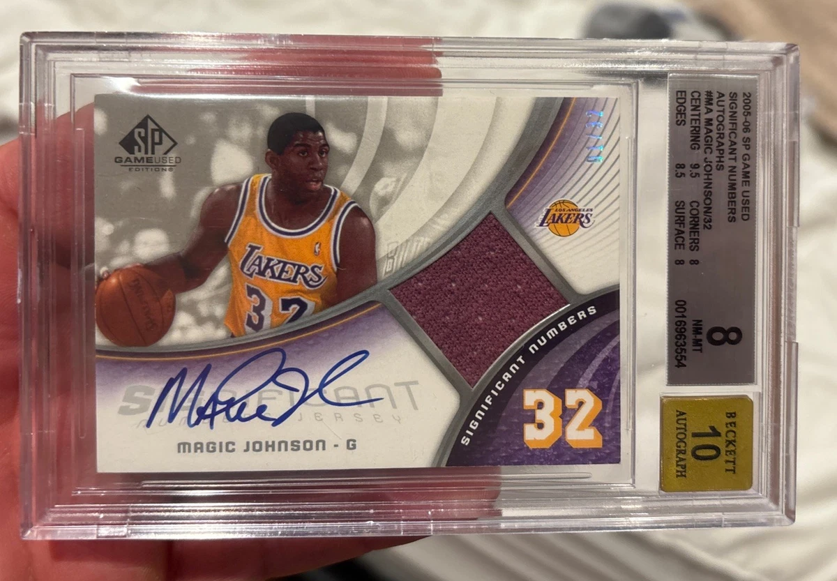 Panini Magic Johnson Basketball Trading Cards Sports Memorabilia